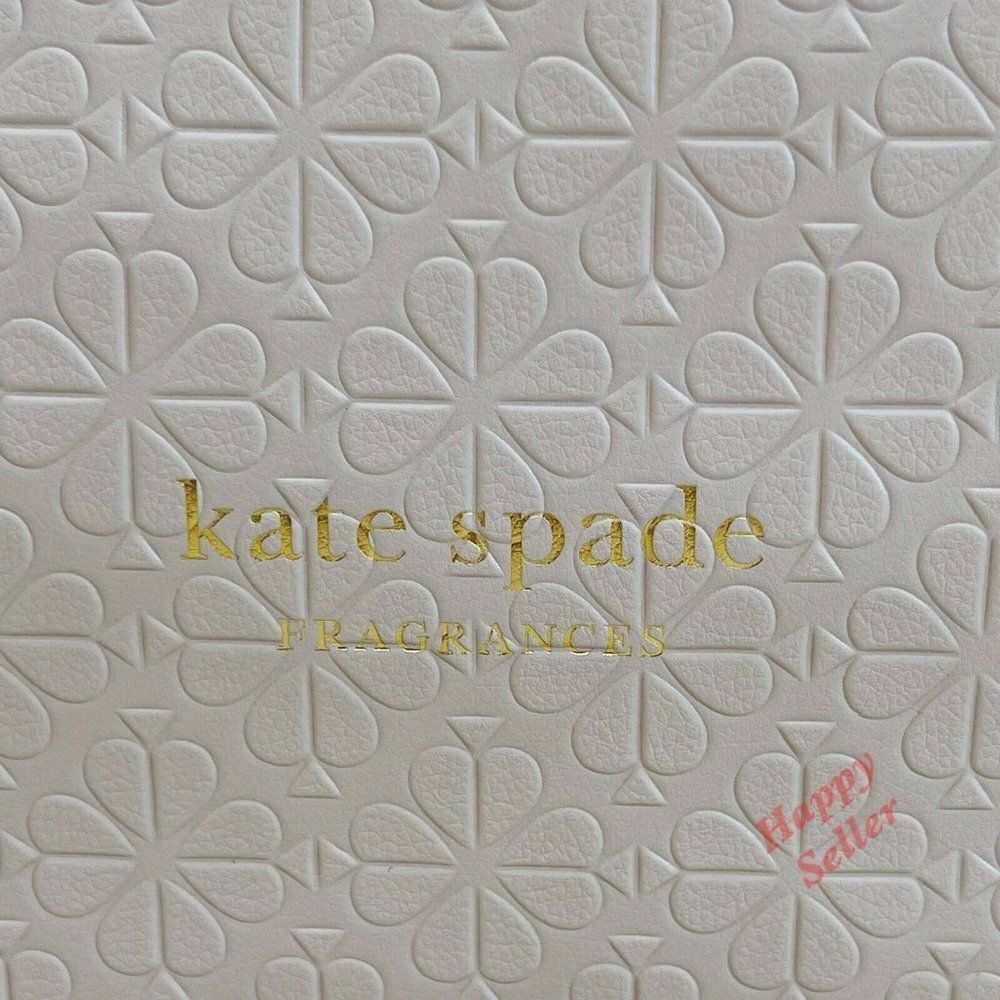 Kate Spade Tote Bag Purse Weekender Travel Shoulder Bag Pink Textured Logo NEW - Picture 4 of 10